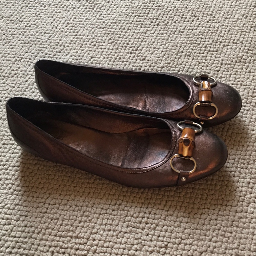 GUCCI Bamboo Horsebit Soft Leather Fats